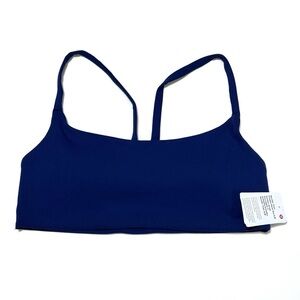 Wunder Train Strappy Racer Bra Light Support, A/B Cup in Navy NWT